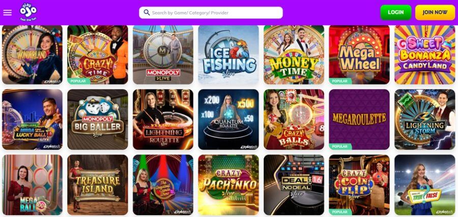 Oplev det bedste ved Play OJO Casino DK 1029272441
